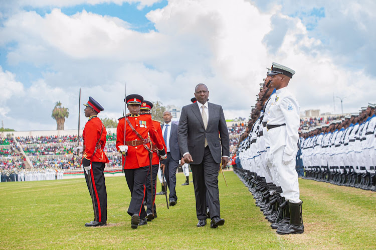 President Ruto at Jamhuri Day